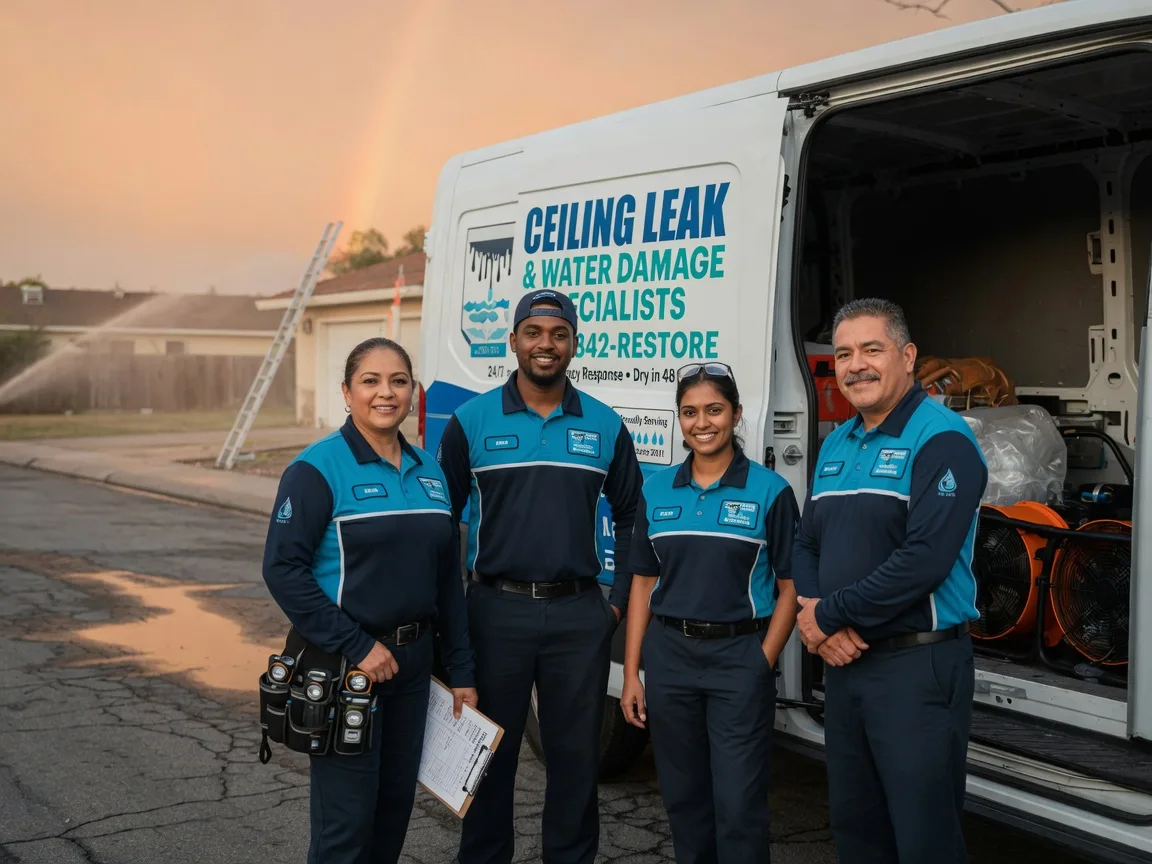 Ceiling Leak Cleanup company in Harmony, PA
