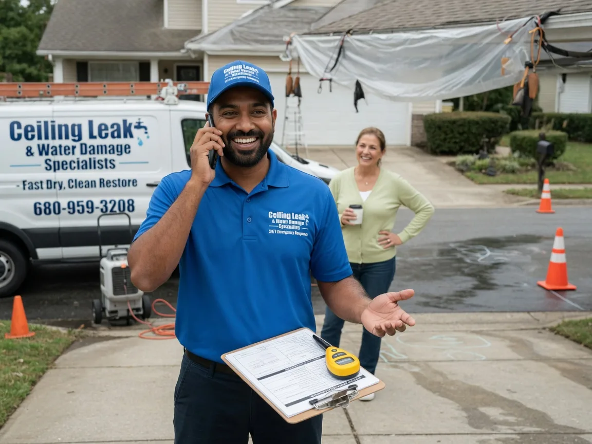 Ceiling Leak Cleanup Harmony, PA FAQs